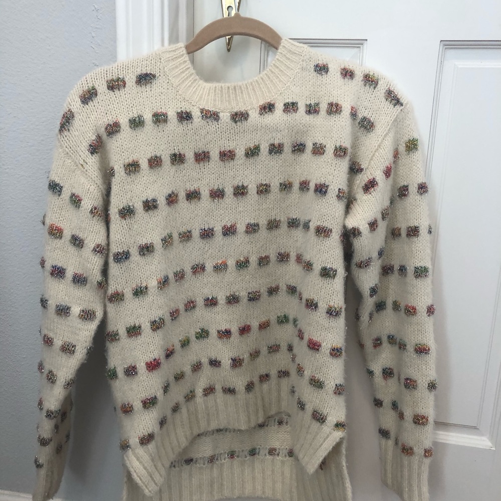 Anthropologie tinsel sweater
